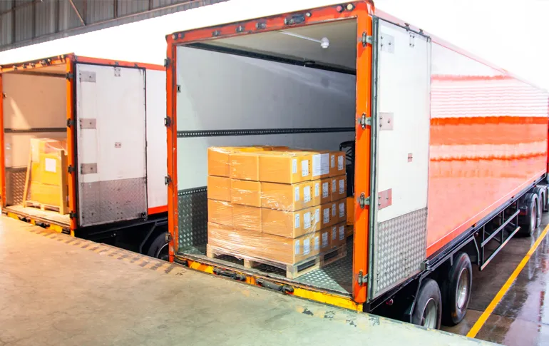 Transportation / loading & unloading-banner